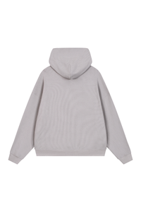 Unisex Fall Boxy Fit Waffle Texture Pullover Relaxed Hoodie