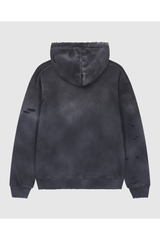 Unisex Fall 100% Cotton Distressed Ripped Hoodie