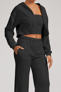 De Rong sports-style hoodie