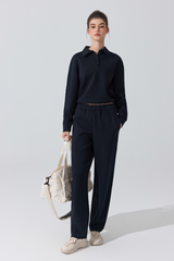 Women's Drawstring Straight-Leg Casual Pants