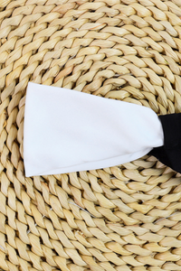 Women's Leopard Bandeau High Waist Bikini Set - Black White