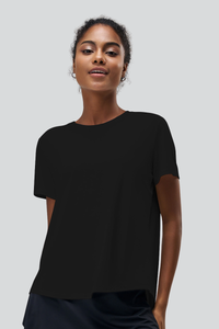 Women's Summer Back Slit Cooling Yoga Sports T-shirts