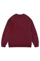Women's Fall Fleece‑Lined Drop Shoulder Oversized Pullover