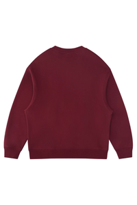 Women's Fall Fleece‑Lined Drop Shoulder Oversized Pullover