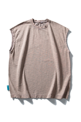 Unisex Washed Vintage Oversized Drop Shoulder Tank Top