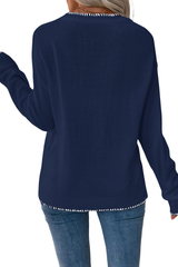 Women's Christmas Pullover Knit Sweater.