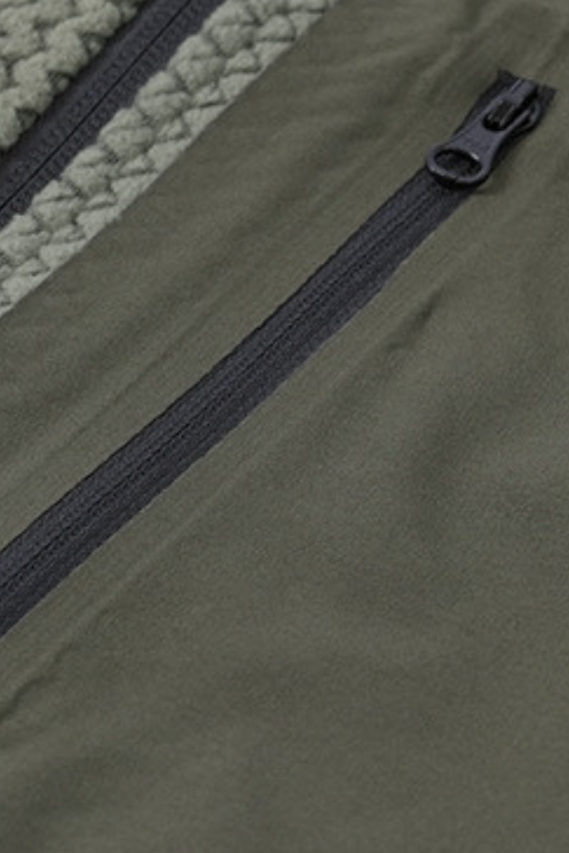 Men's Fall Thermal Fleece  Hooded Jacket with Thumbhole Cuff