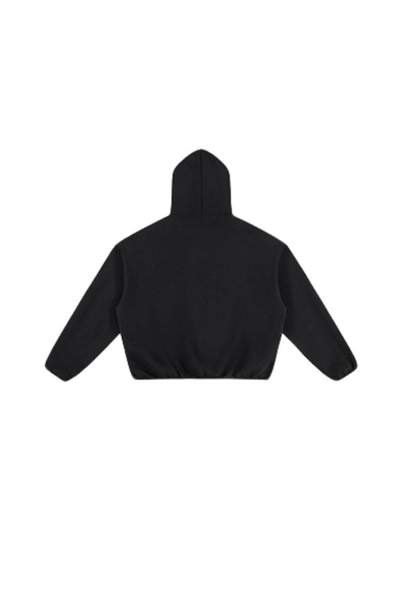 Men's Fall Relaxed Contrast Color Stripe High Neck Hoodie