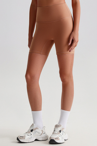 Women's Mid-Rise Butt-Lifting  Sport Shorts