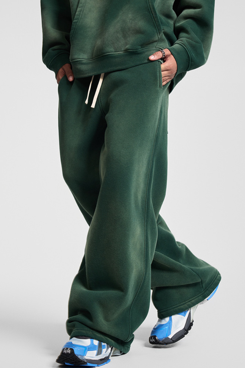 Retro-style simple and casual pants