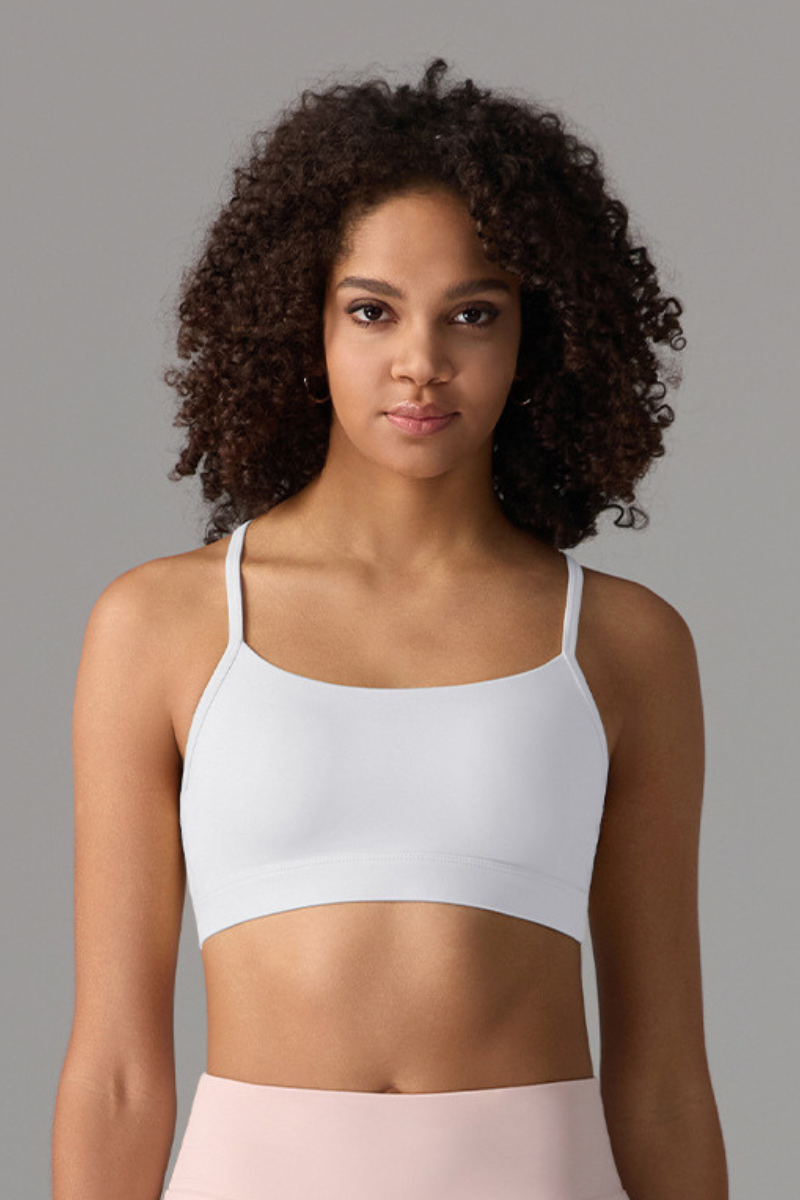 Women's Athletic Y‑Strap Back Thin Straps Sports Bra