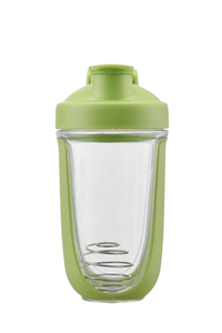 500ml Sports Shaker Bottle With Clear Body & Blender Ball