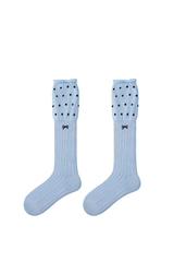Women’s Retro Striped Color Block Slouch Crew Socks