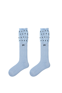 Women’s Retro Striped Color Block Slouch Crew Socks