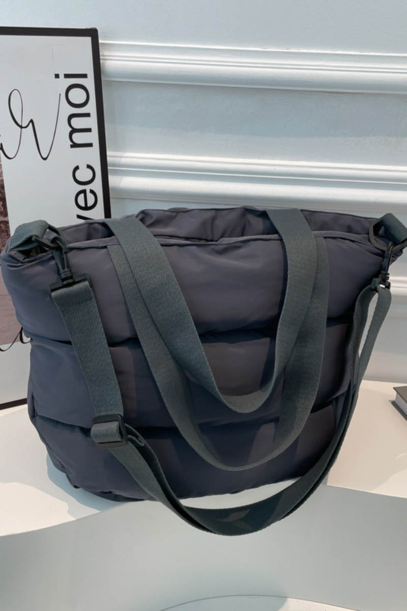 Women's Spacious Padded Tote Crossbody Bag