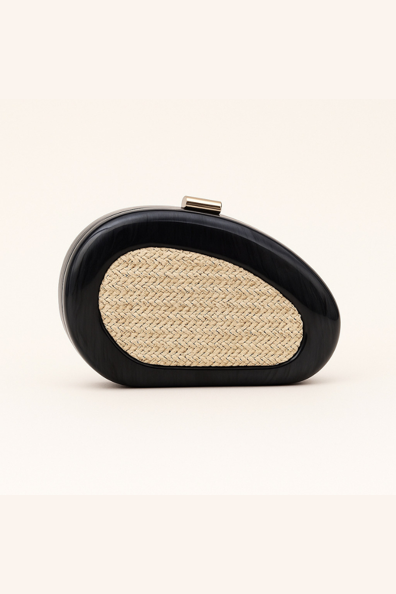 Women's Acrylic Shell Shape Patchwork Shoulder Crossbody Bag