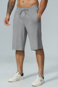 Men's Soft Drawstring Relaxed Fit Knee-Length Casual Shorts