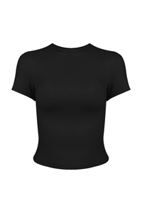 Ribbed Slim Racer-Tee