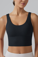 Women's Athletic V-back Wide Straps Bra