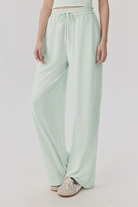 Women Summer High-Waist Lightweight Breathable Casual Pants