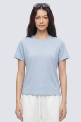 Unisex Slub Cotton Tee - Cooling Breathable Regular Solid