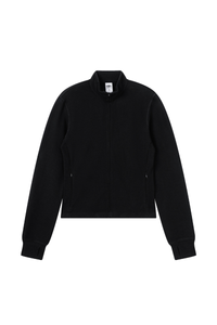 Women's Fall Half-High Neck Finger Cuffs Slim Fit Jackets