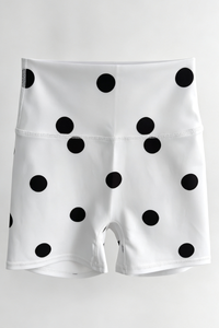 Women's Polka Dot Vintage Bra And Short 2-Piece Yoga Set