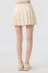 Women's  Multi-Color Lightweight A-Line Tiered Sports Skort