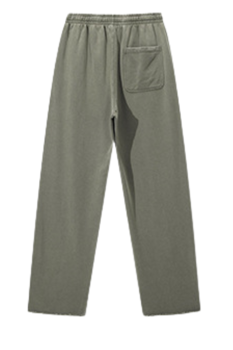 Heavy-duty, water-wash casual athletic pants