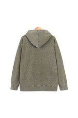 Unisex Fall 400G Heavyweight Washed Vintage Oversized Hoodie