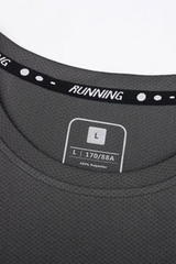 Men's Spliced Quick Dry Sports Short Sleeve T-shirt