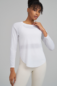 Mesh fitness sport long-sleeved garment