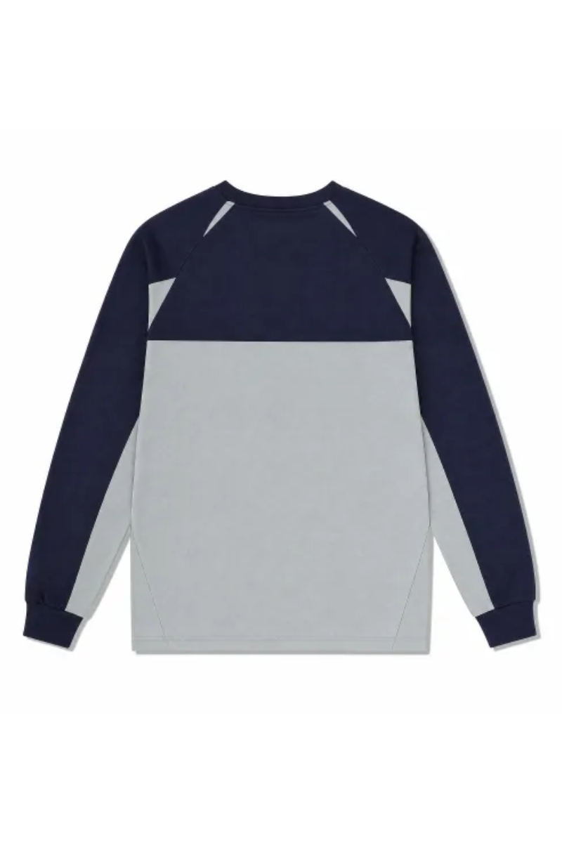 Men's Fall Color Block Raglan Long Sleeve Sports Jersey