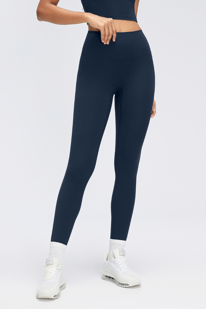 Women's Naked Feeling High Waist No Front Seam Yoga Leggings