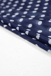 Women's Polka Dot Metal Buckle Side Tie Cover-up Bikini Set