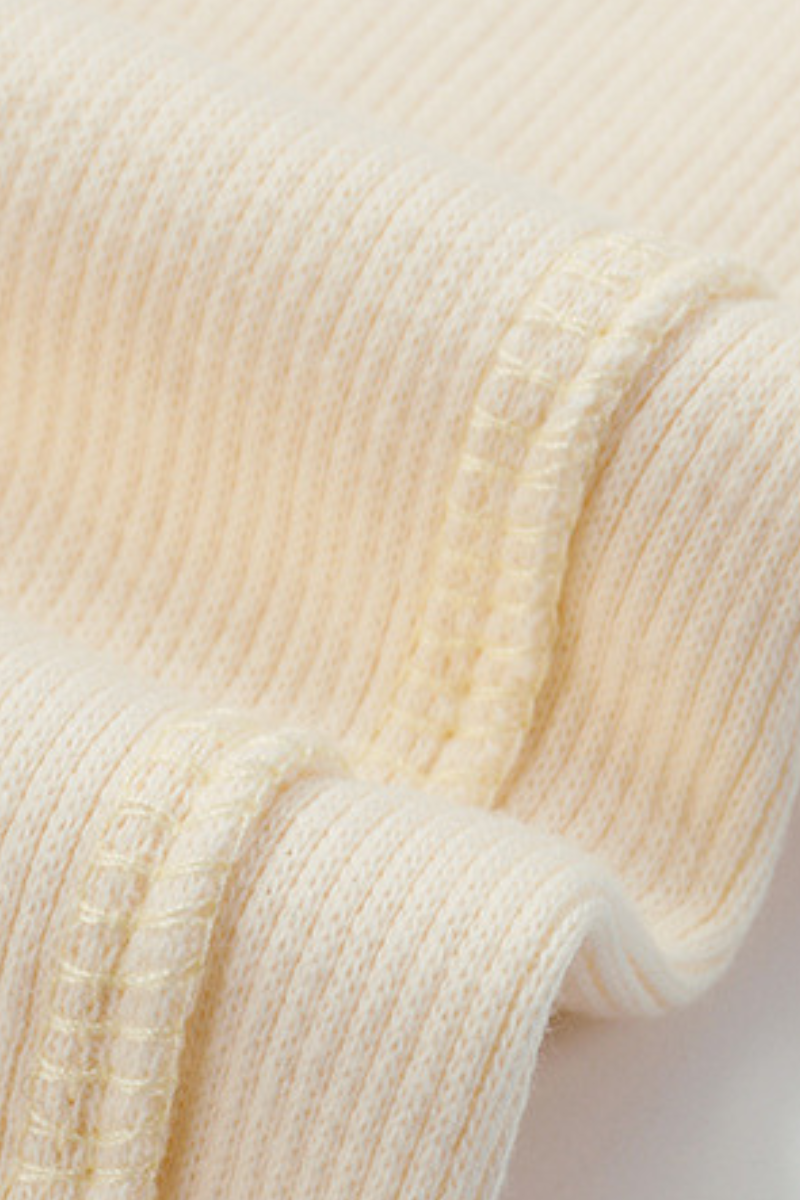 Unisex 330G Waffle Shorts - Straight Drawstring Knee-Length