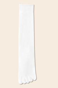 Women's  Breathable Five-Toe High-Top Cotton Yoga Socks