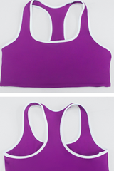 Women Colorblock Square Neck Side Pocket Sports 2-Piece Sets