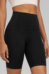 High-waisted women's athletic shorts