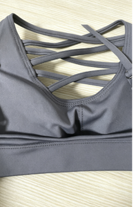 Women's Front Crisscross Adjustable Strap Yoga Bra
