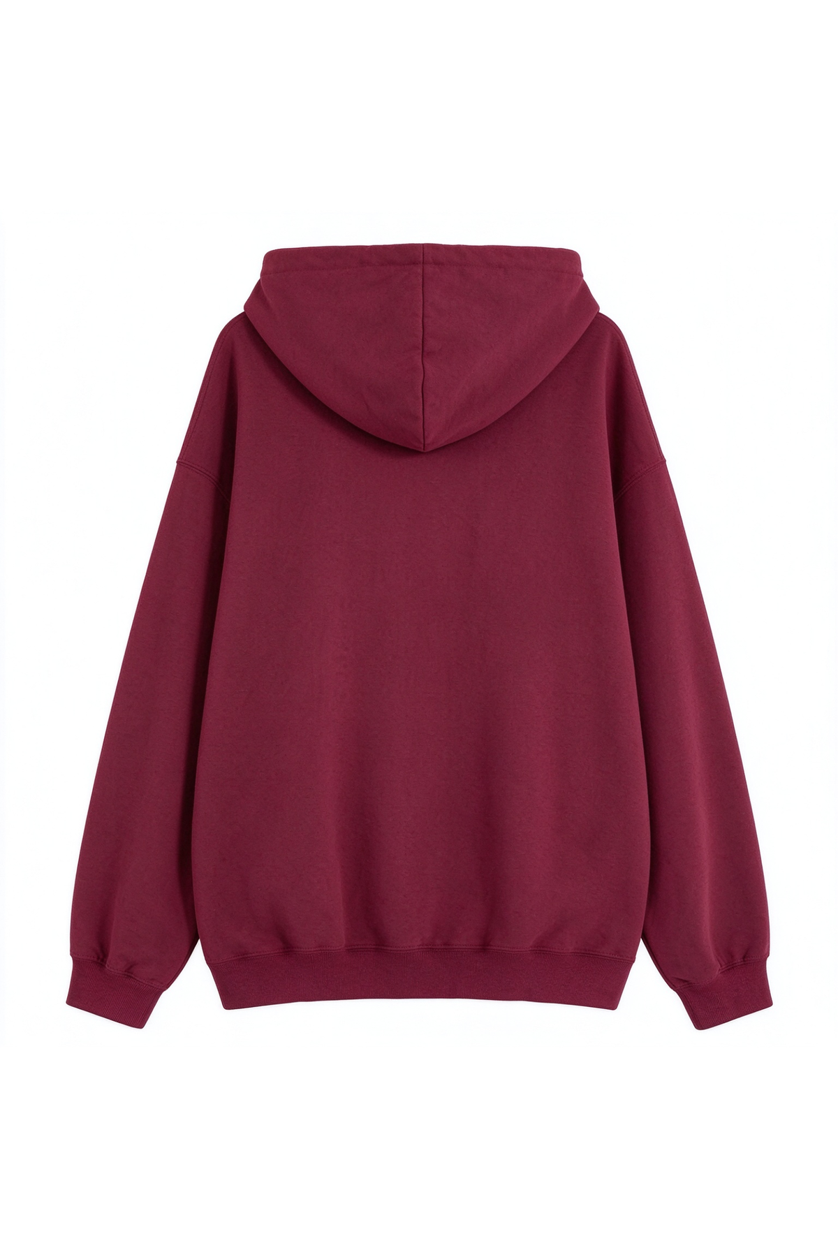 Unisex Fall 100% Cotton Solid Kangaroo Pocket Hoodie