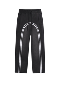 Zipper-fastened hoodie and pants set