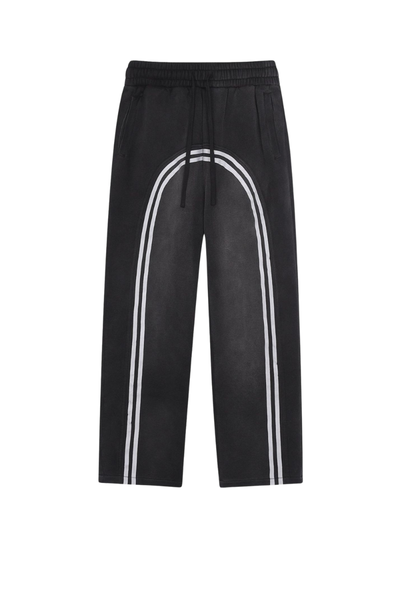 Zipper-fastened hoodie and pants set