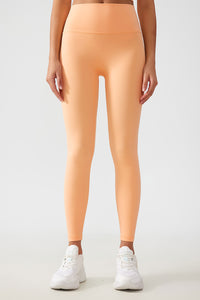Women Free Size Nude Hip Lifting Shaping Fitness 9/10 Yoga Pants