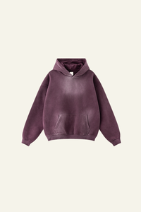 Men's Athletic Vintage distressed Gradient  Color Hoodie