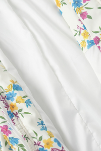 Women's floral pattern cotton jacket.