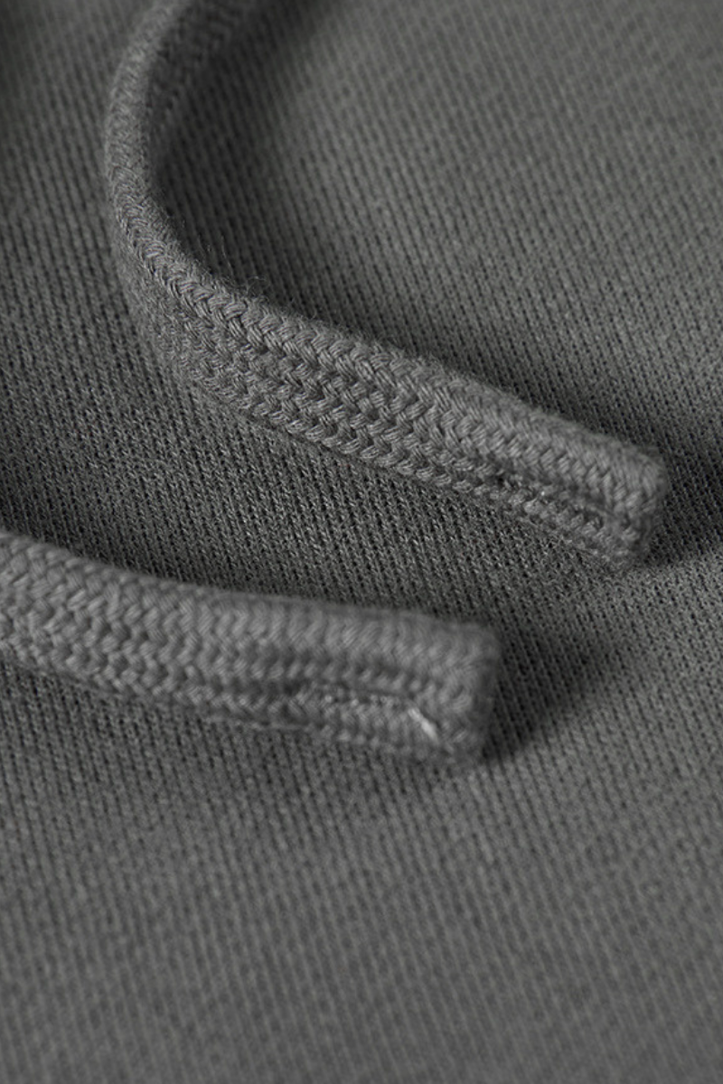 Men's cropped loose-fitting  hoodie