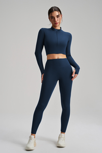 Bras, tight-fitting pants, and a sports three-piece set.