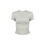 Ribbed Slim Racer-Tee