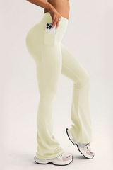 Women's High-Waist Pocket Butt-Lifting Yoga Flare Pants